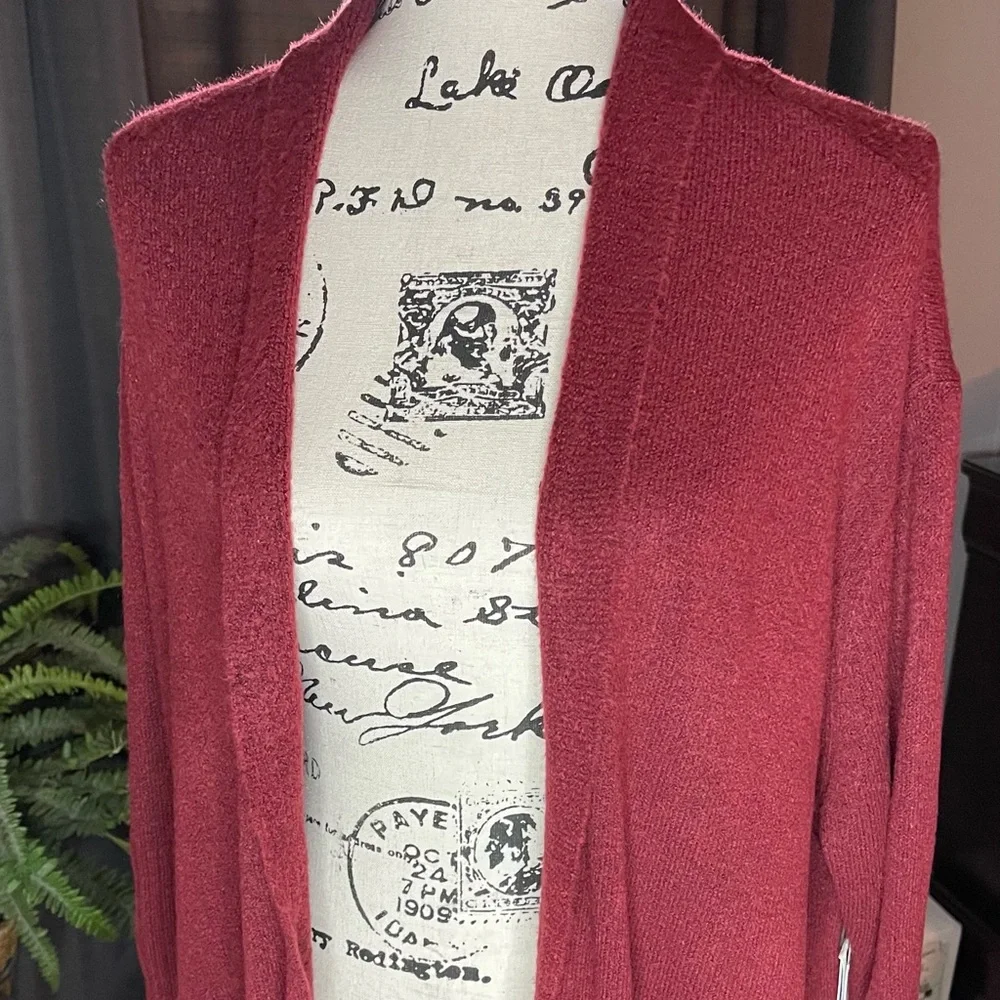 Sold - Sold - NWT- Treasure & Bond Deep Red/Orange Open Front - Picture 5 of 15